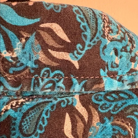 Men's Blue Paisley Western Button Up Shirt Cody James Authentic Western Wear - Picture 11 of 17